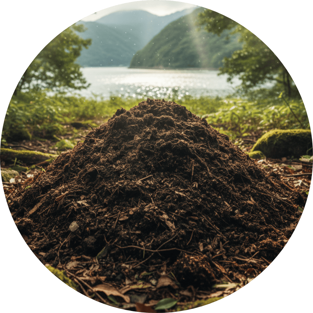 長崎県諫早湾の腐葉土